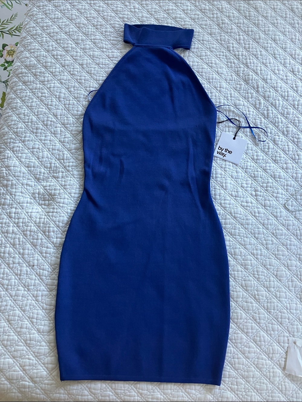 by the way. Royal Blue Halter Neck Dress NWT